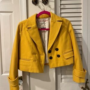 Anthropologie Cropped Wool jacket